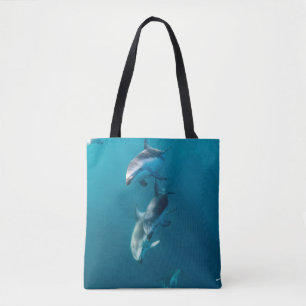 Kutest Baby Animals Dolfijnenfamilie Tote Bag