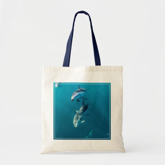 Kutest Baby Animals | Dolfijnenfamilie Tote Bag (Voorkant)