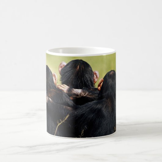 Kutest Baby Animals | Drie Chimpansees Hugging Koffiemok (Center)