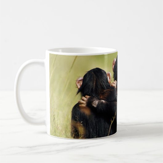 Kutest Baby Animals | Drie Chimpansees Hugging Koffiemok (Links)