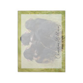 Kutest Baby Animals | Drie Chimpansees Hugging Notitieblok (Linkerzijde)