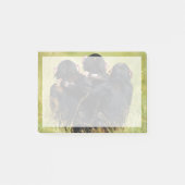 Kutest Baby Animals | Drie Chimpansees Hugging Post-it® Notes (Voorkant)