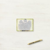 Kutest Baby Animals | Drie Chimpansees Hugging Post-it® Notes (Op bureau)