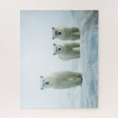 Kutest Baby Animals | Drie jonge Polar-Beren Legpuzzel (Verticaal)