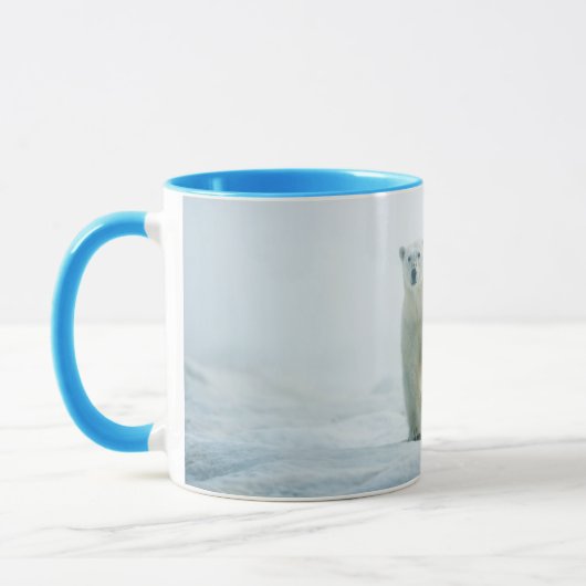 Kutest Baby Animals | Drie jonge Polar-Beren Mok (Links)