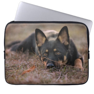 Kutest Baby Animals Duitse schapenhouderij Laptop Sleeve