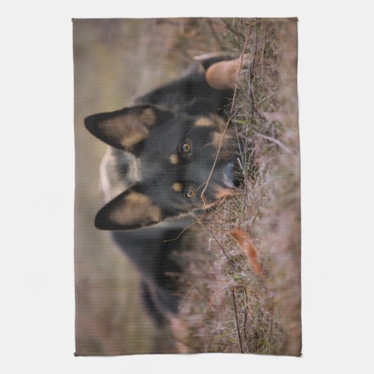 Kutest Baby Animals | Duitse schapenhouderij Theedoek (Verticaal)