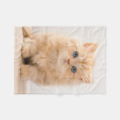 Kutest Baby Animals | Een Britse Longhair Kitten Fleece Deken (Voorkant (Horizontaal))