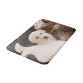 Kutest Baby Animals | Een klapstapel Puppies Badmat (Gekanteld)