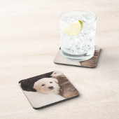 Kutest Baby Animals | Een klapstapel Puppies Bier Onderzetter (Rechterzijde)