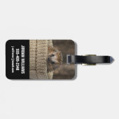 Kutest Baby Animals | Egel in een mand Bagagelabel (Achterkant horizontaal)