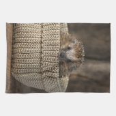 Kutest Baby Animals | Egel in een mand Theedoek (Horizontaal)