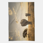 Kutest Baby Animals | Elephant Calf en moeder Theedoek (Verticaal)