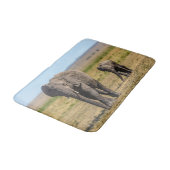 Kutest Baby Animals | Elephant Moeder & Baby Badmat (Gekanteld)