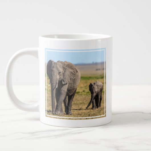Kutest Baby Animals | Elephant Moeder & Baby Grote Koffiekop (Links)