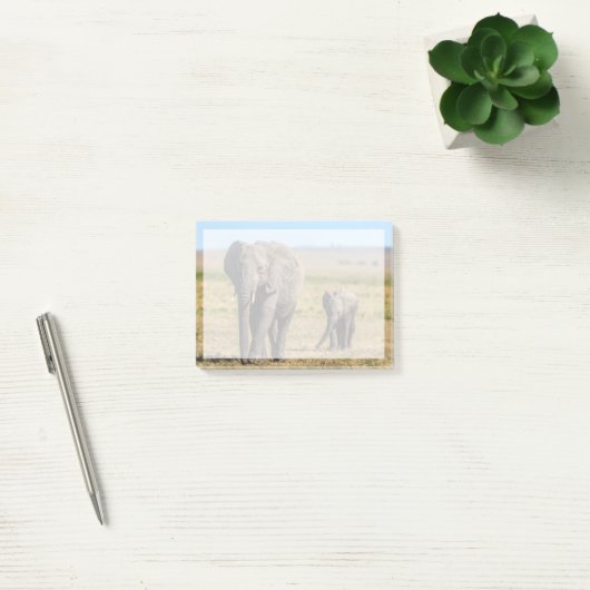 Kutest Baby Animals | Elephant Moeder & Baby Post-it® Notes (Kantoor)