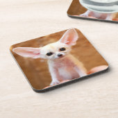 Kutest Baby Animals | Fennec Fox Bier Onderzetter (Linkerzijde)