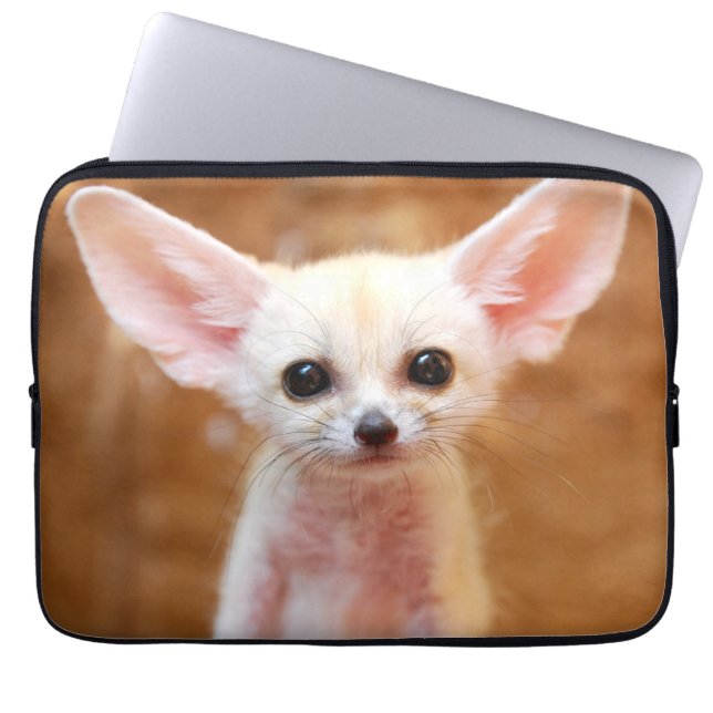 Kutest Baby Animals | Fennec Fox Laptop Sleeve (Voorkant)