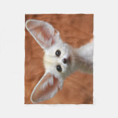 Kutest Baby Animals | Fennec Fox Pup Fleece Deken (Voorkant)