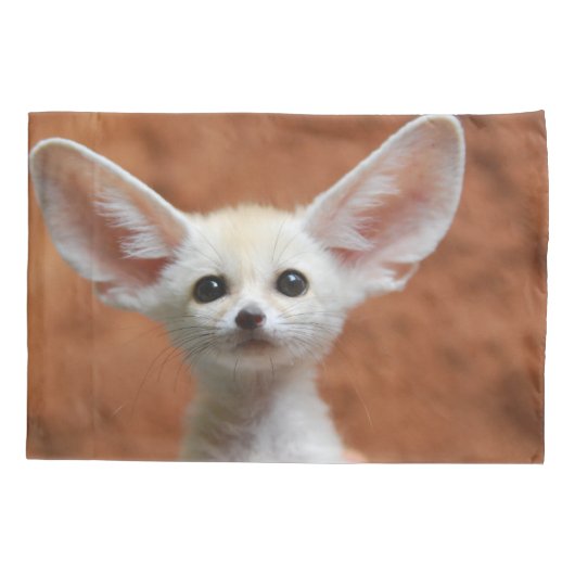 Kutest Baby Animals | Fennec Fox Pup Kussensloop (Achterkant)