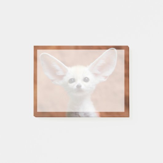 Kutest Baby Animals | Fennec Fox Pup Post-it® Notes (Voorkant)