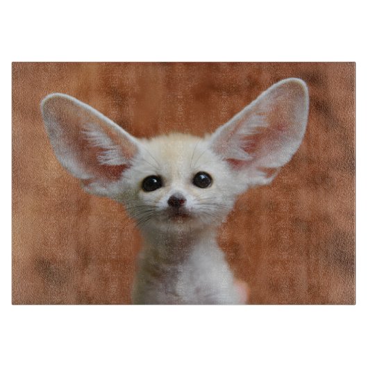 Kutest Baby Animals | Fennec Fox Pup Snijplank (Voorkant)