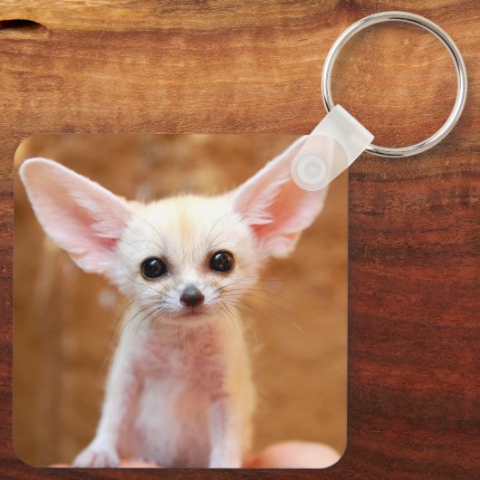 Kutest Baby Animals | Fennec Fox Sleutelhanger (Achterkant)
