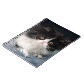 Kutest Baby Animals | Fluffy B&W Kitten Notitieboek (Linkerzijde)