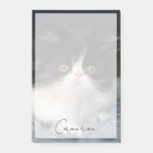 Kutest Baby Animals | Fluffy B&W Kitten Post-it® Notes (Voorkant)