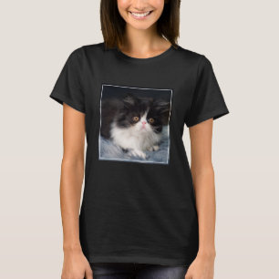 Kutest Baby Animals Fluffy B&W Kitten T-shirt