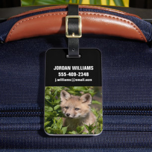 Kutest Baby Animals Fox Kit Bagagelabel