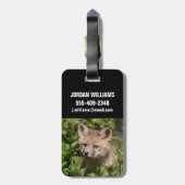 Kutest Baby Animals | Fox Kit Bagagelabel (Achterkant verticaal)