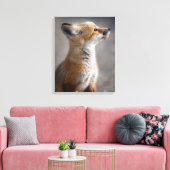 Kutest Baby Animals | Fox Portret Baby Canvas Afdruk (Insitu (Woonkamer))