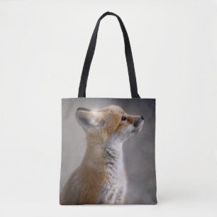 Kutest Baby Animals Fox Portret Baby Tote Bag