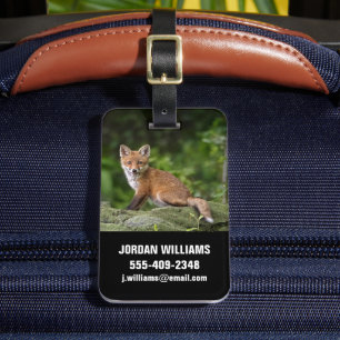 Kutest Baby Animals Foxy Smile Bagagelabel