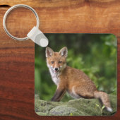 Kutest Baby Animals | Foxy Smile Sleutelhanger (Voorkant)