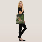 Kutest Baby Animals | Foxy Smile Tote Bag (Op model)