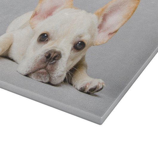 Kutest Baby Animals | Franse Bulldog Down Snijplank (Hoek)