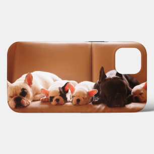 Kutest Baby Animals Franse Bulldog Familie Case-Mate iPhone Case