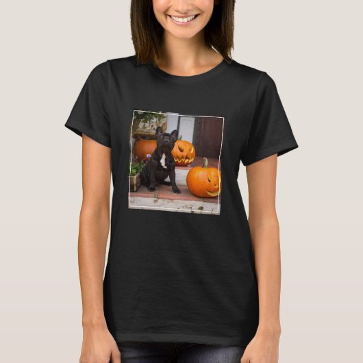 Kutest Baby Animals | Franse Bulldog Halloween T-shirt (Voorkant)