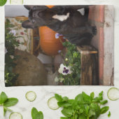 Kutest Baby Animals | Franse Bulldog Halloween Theedoek (Gevouwen)