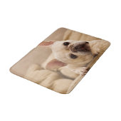 Kutest Baby Animals | Franse Bulldog Head Tilt Badmat (Gekanteld)