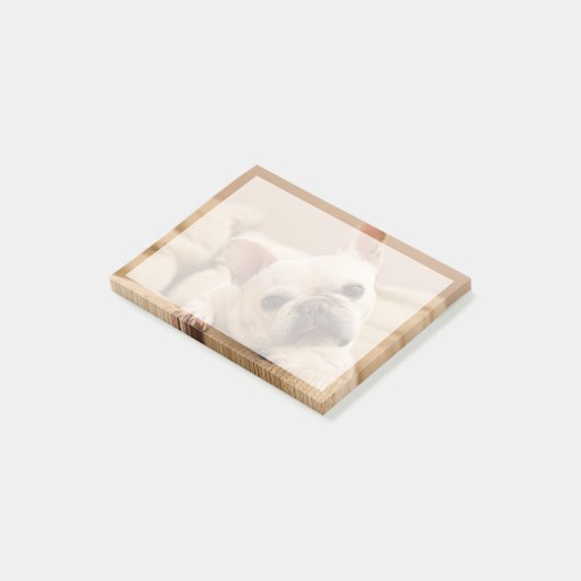 Kutest Baby Animals | Franse Bulldog Head Tilt Post-it® Notes (Schuin)