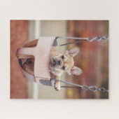 Kutest Baby Animals | Franse Bulldog Playground Legpuzzel (Horizontaal)