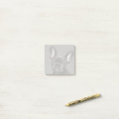 Kutest Baby Animals | Franse Bulldog Post-it® Notes (Op bureau)