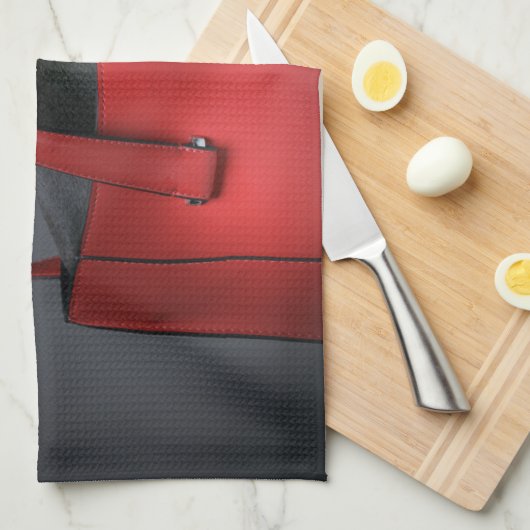 Kutest Baby Animals | Franse Bulldog Red Hand Bag Theedoek (Quarter Fold)