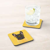 Kutest Baby Animals | Franse Bulldog Sunbril Bier Onderzetter (Rechterzijde)