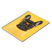 Kutest Baby Animals | Franse Bulldog Sunbril Notitieboek (Linkerzijde)