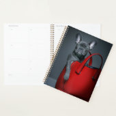 Kutest Baby Animals | Franse hond in handtas Planner (Display)