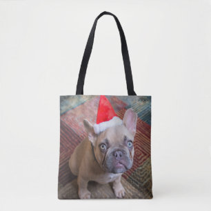 Kutest Baby Animals Franse kerstfeestdag Tote Bag